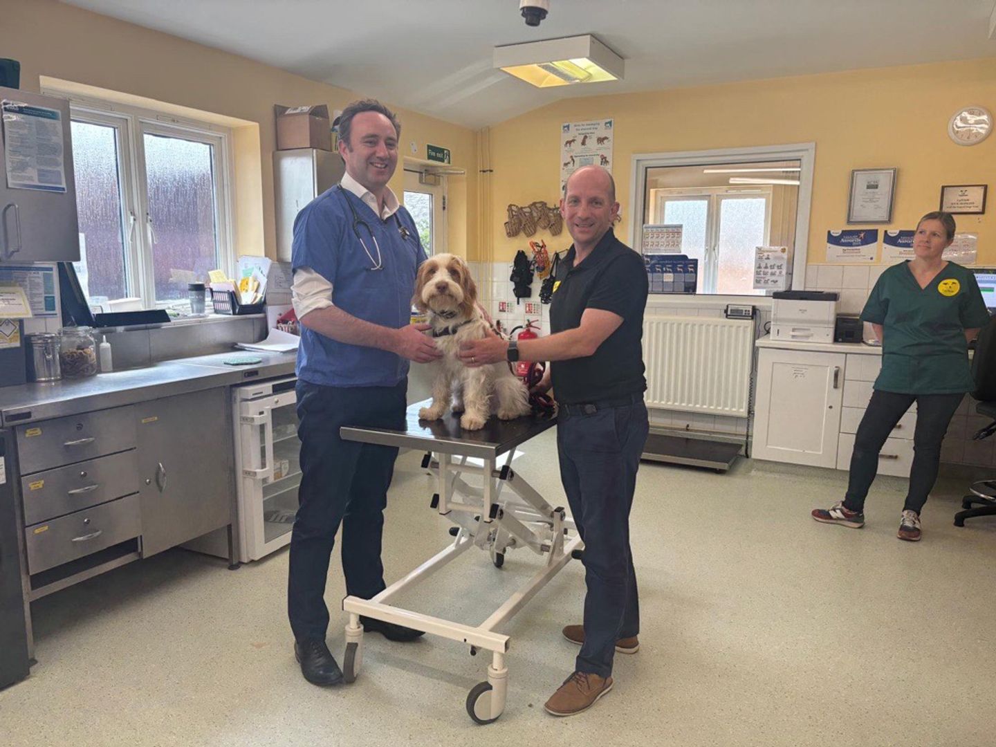 Danny Chambers MP visits a Dogs Trust rehoming centre